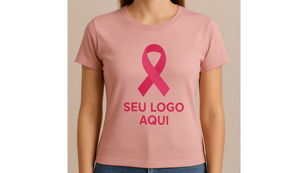 camiseta personalizada outubro rosa