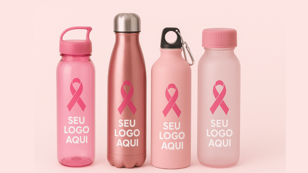 garrafinha personalizada outubro rosa