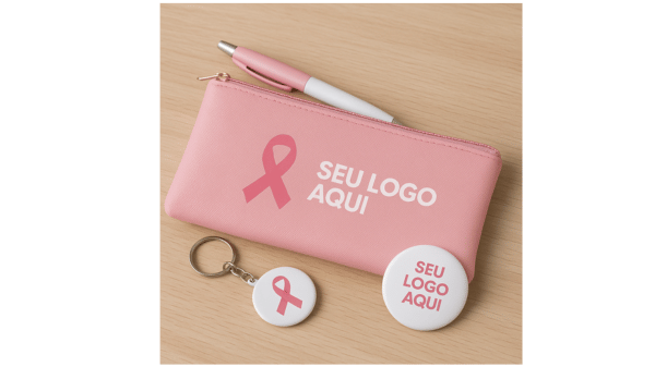 nécessaire personalizada outubro rosa
