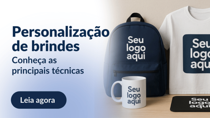 Personalização de brindes Conheça as principais técnicas